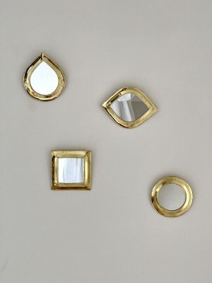 Le Minutieux, petit miroir en métal