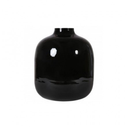 Vase émaillé - Noir
