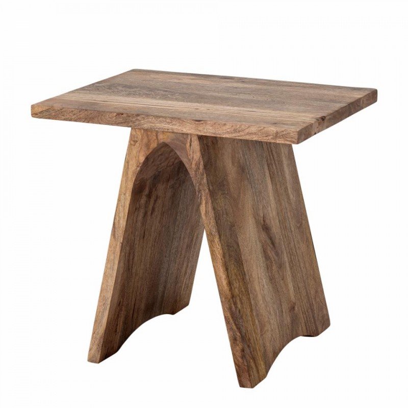 Table d'appoint en bois de manguier
